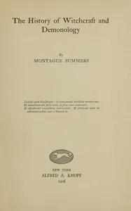 The history of witchcraft and demonology — Montague Summers cover