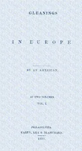 Gleanings in Europe: France, vol. 1 of 2 — James Fenimore Cooper cover