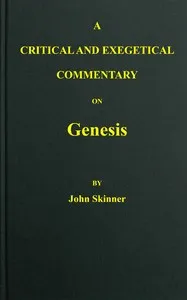 A critical and exegetical commentary on Genesis cover