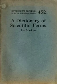 A dictionary of scientific terms — Leo Markun cover