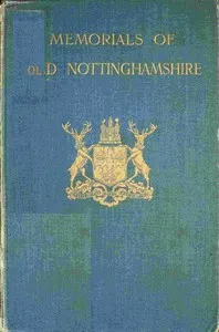 Memorials of old Nottinghamshire — Anonymous cover
