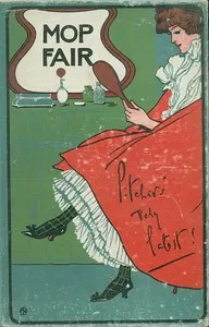 Mop Fair : $b Some elegant extracts from the private correspondence of Lady Viola Drumcree, the fatherless daughter of Feodorovna, Countess of Chertsey — Arthur M. (Arthur Morris) Binstead cover