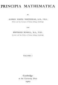 Principia mathematica, vol. 1 (of 3) — Bertrand Russell cover