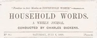 Household Words, No. 15, July 6, 1850: A weekly journal — Anonymous cover