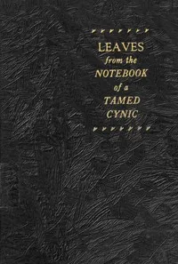 Leaves from the notebook of a tamed cynic — Reinhold Niebuhr cover