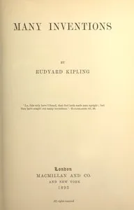 Many inventions — Rudyard Kipling cover