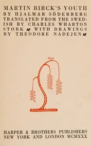 Martin Birck's youth — Hjalmar Söderberg cover