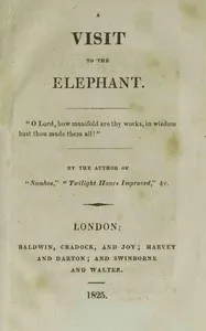 A visit to the elephant — Mary Ann Hedge cover