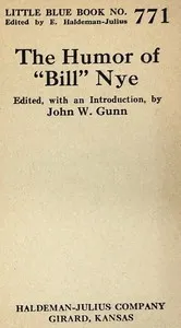 The humor of "Bill" Nye — Bill Nye cover