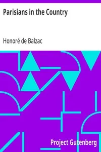 Parisians in the Country — Honoré de Balzac cover