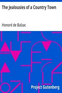 The Jealousies of a Country Town — Honoré de Balzac cover