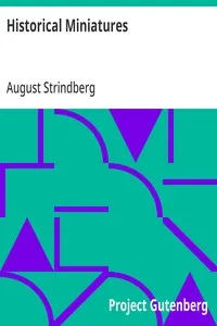 Historical Miniatures — August Strindberg cover