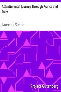 A Sentimental Journey Through France and Italy — Laurence Sterne cover
