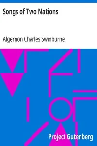 Songs of Two Nations — Algernon Charles Swinburne cover