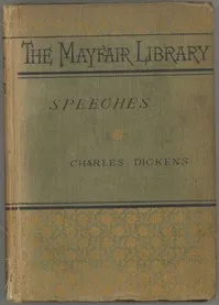 Speeches: Literary and Social — Charles Dickens cover