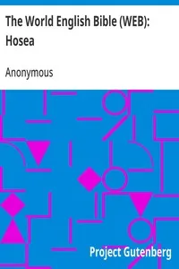 The World English Bible (WEB): Hosea — Anonymous cover