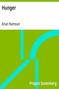 Hunger — Knut Hamsun cover