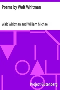 Poems by Walt Whitman — Walt Whitman cover