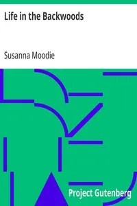 Life in the Backwoods — Susanna Moodie cover