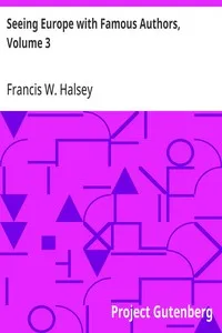 Seeing Europe with Famous Authors, Volume 3: France and the Netherlands, Part 1 — Anonymous cover