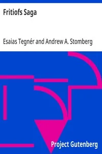 Fritiofs Saga — Esaias Tegnér cover