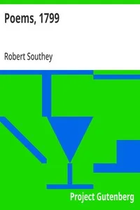 Poems, 1799 — Robert Southey cover