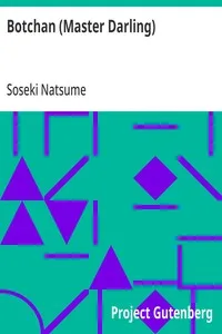 Botchan (Master Darling) — Soseki Natsume cover