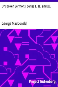 Unspoken Sermons, Series I., II., and III. cover