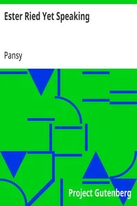 Ester Ried Yet Speaking — Pansy cover