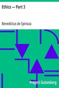 Ethics — Part 3 — Benedictus de Spinoza cover