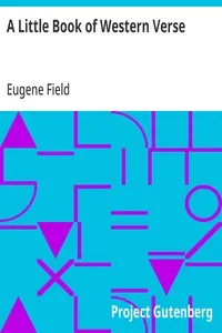 A Little Book of Western Verse — Eugene Field cover