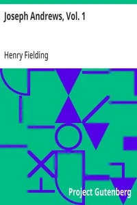 Joseph Andrews, Vol. 1 — Henry Fielding cover