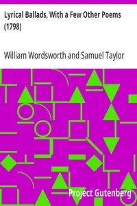 Lyrical Ballads, With a Few Other Poems (1798) — Samuel Taylor Coleridge cover