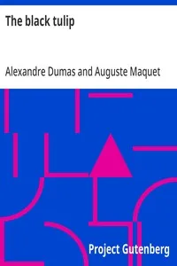 The black tulip — Alexandre Dumas cover