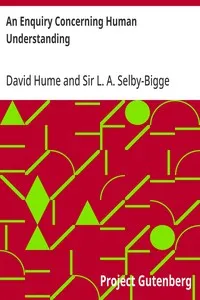 An Enquiry Concerning Human Understanding — David Hume cover