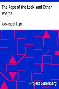 The Rape of the Lock, and Other Poems — Alexander Pope cover