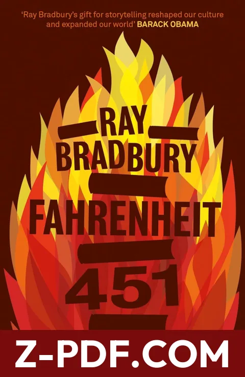 Fahrenheit 451 by Ray Bradbury book cover