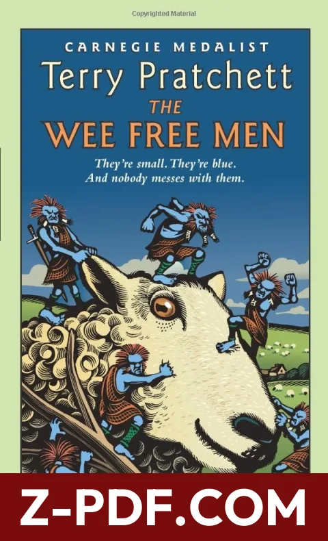 The Wee Free Men by Terry Pratchett book cover