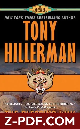 The Blessing Way by Tony Hillerman book cover