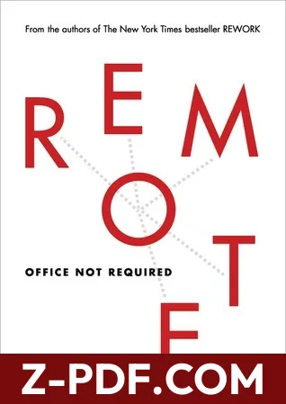 Remote: Office Not Required by David Heinemeier Hansson book cover
