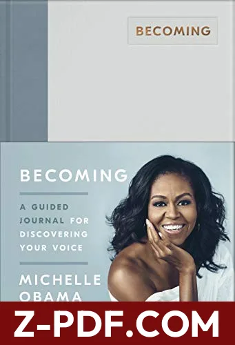 Becoming: A Guided Journal for Discovering Your Voice by Michelle Obama book cover