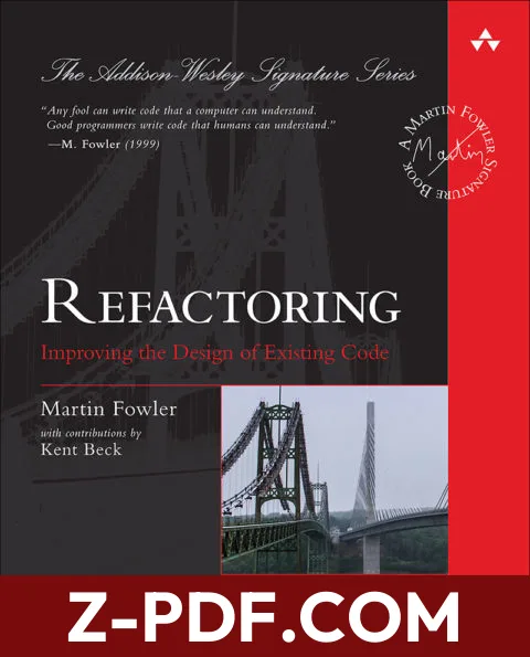 Refactoring: Improving the Design of Existing Code by Martin Fowler book cover