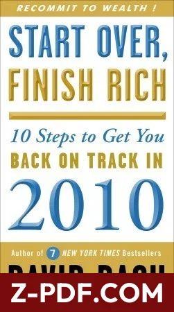 Start Over, Finish Rich: 10 Steps to Get You Back on Track in 2010 by David Bach book cover